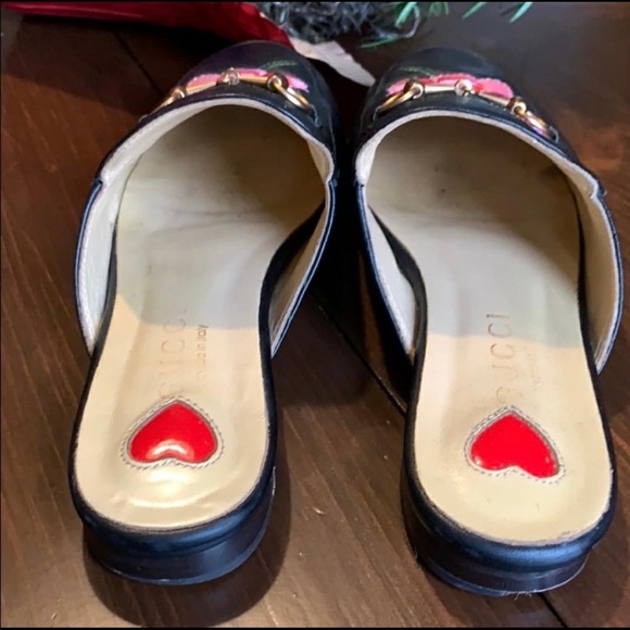 📌 GUCCI Princetown appliquéd leather slippers✨ - Picture 5 of 5
